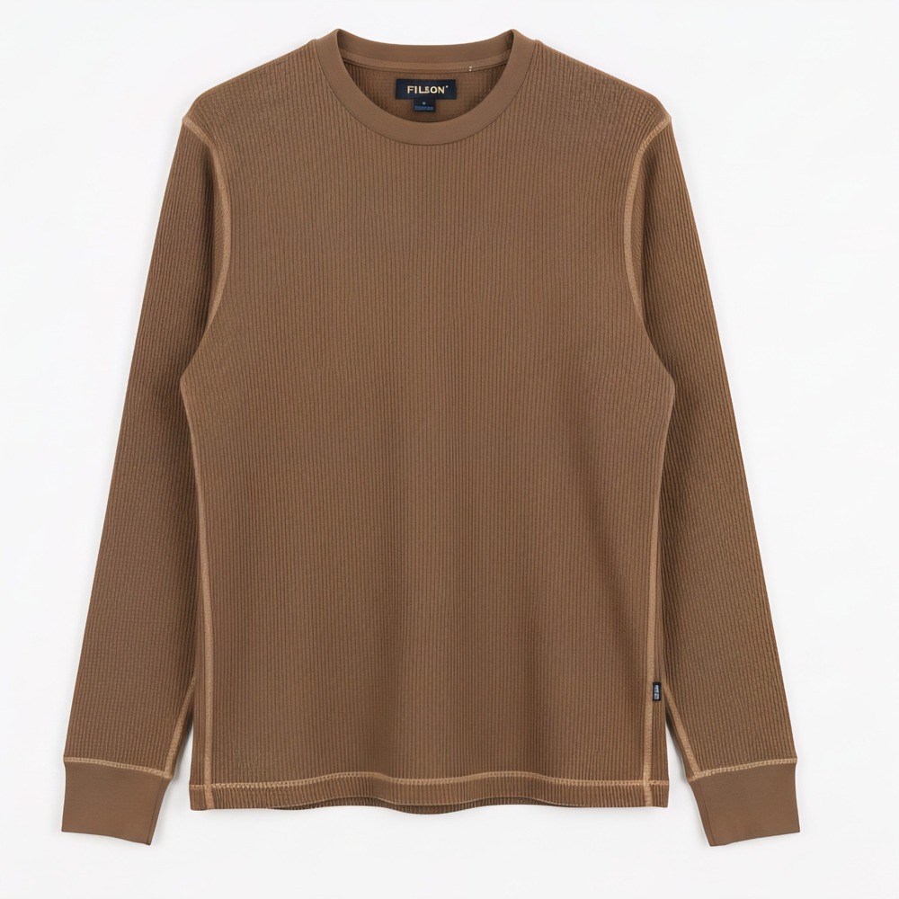 Filson Brown Long Sleeve Thermal Tee